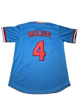 AUTHENTIC MAJESTIC YADIER MOLINA ST. LOUIS CARDINALS Size 48